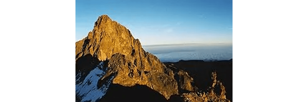 Kenya's highest peak - Mount Kenya