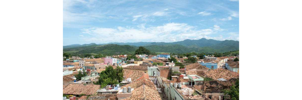 Streets and houses in Trinidad and Tobago